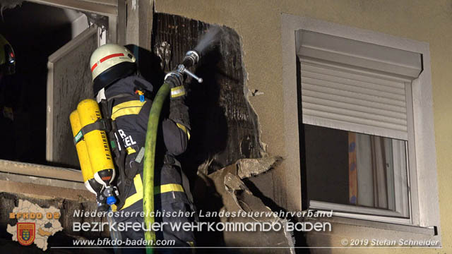 20190103 Brand in einer Tribuswinkler Reihenwohnhausanlage Foto: © Stefan Schneider 20190103 Brand in einer Tribuswinkler Reihenwohnhausanlage Foto: © Stefan Schneider