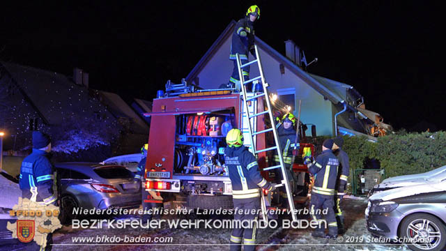 20190103 Brand in einer Tribuswinkler Reihenwohnhausanlage Foto: © Stefan Schneider 20190103 Brand in einer Tribuswinkler Reihenwohnhausanlage Foto: © Stefan Schneider