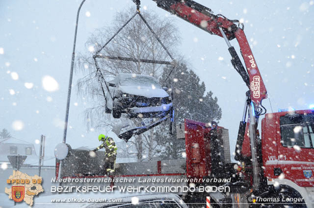 20190103 Verkehrsunfall bei dichtem Schneetreiben auf der L150  Foto:  Thomas Lenger