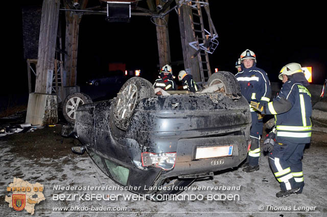 20190103 Schwerer Verkehrsunfall auf der LB60 X L155  Foto:  Thomas Lenger