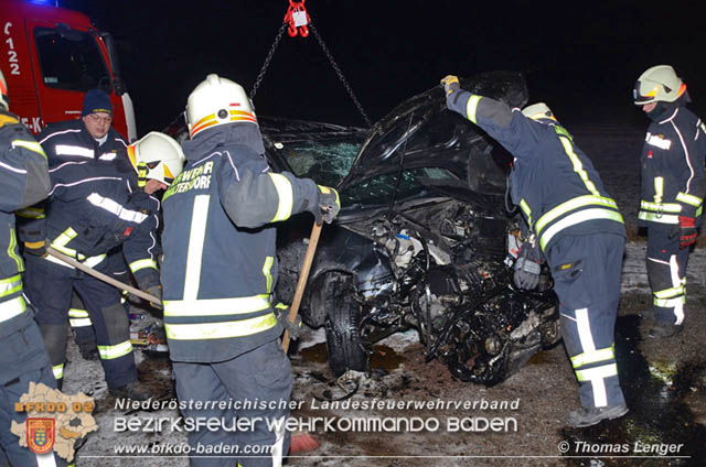 20190103 Schwerer Verkehrsunfall auf der LB60 X L155 Foto: © Thomas Lenger 20190103 Schwerer Verkehrsunfall auf der LB60 X L155 Foto: © Thomas Lenger