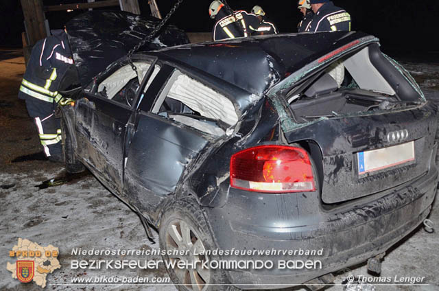 20190103 Schwerer Verkehrsunfall auf der LB60 X L155 Foto: © Thomas Lenger 20190103 Schwerer Verkehrsunfall auf der LB60 X L155 Foto: © Thomas Lenger