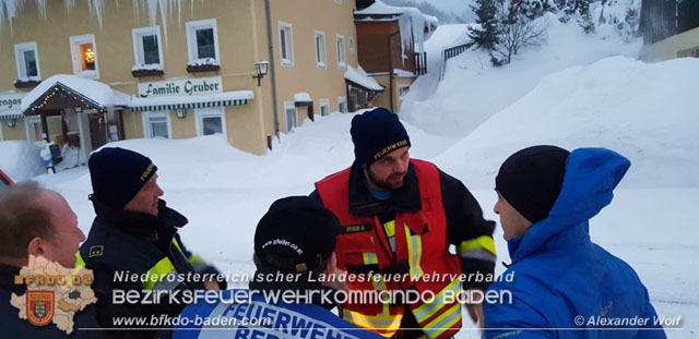 20190112 Katastrophen-Hilfsdiensteinsatz im Bezirk Lilienfeld  Foto:  Alexander Wolf