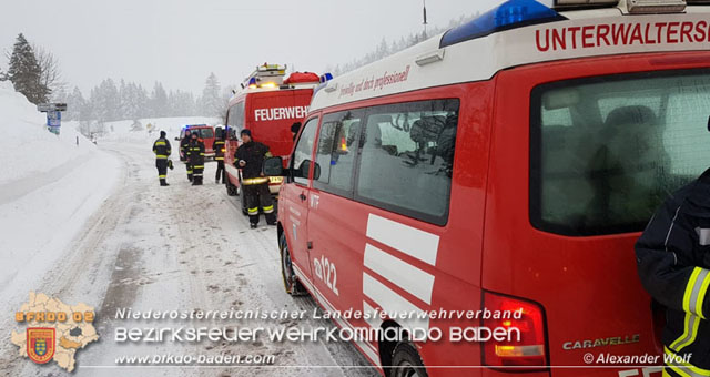 20190112 Katastrophen-Hilfsdiensteinsatz im Bezirk Lilienfeld  Foto:  Alexander Wolf