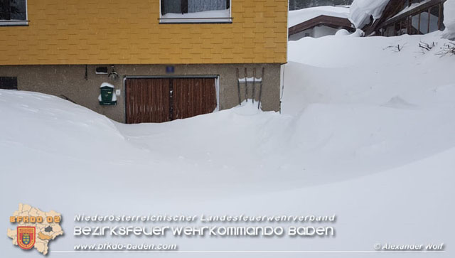 20190112 Katastrophen-Hilfsdiensteinsatz im Bezirk Lilienfeld  Foto:  Alexander Wolf