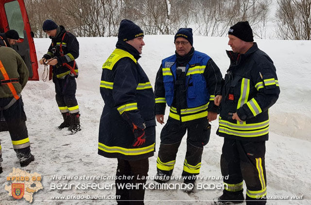 20190112 Katastrophen-Hilfsdiensteinsatz im Bezirk Lilienfeld  Foto:  Alexander Wolf