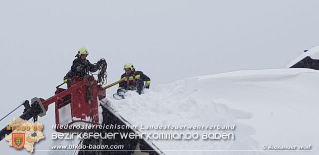 20190112 Katastrophen-Hilfsdiensteinsatz im Bezirk Lilienfeld  Foto:  Alexander Wolf