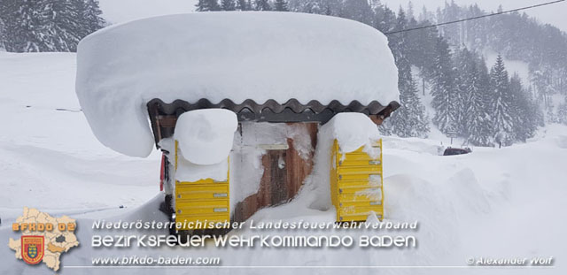 20190112 Katastrophen-Hilfsdiensteinsatz im Bezirk Lilienfeld  Foto:  Alexander Wolf