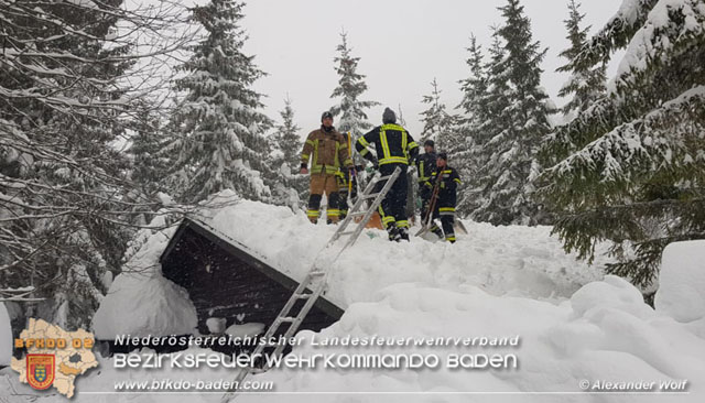 20190112 Katastrophen-Hilfsdiensteinsatz im Bezirk Lilienfeld  Foto:  Alexander Wolf