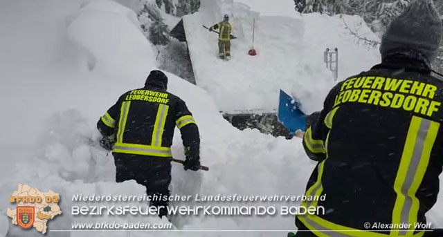 20190112 Katastrophen-Hilfsdiensteinsatz im Bezirk Lilienfeld  Foto:  Alexander Wolf