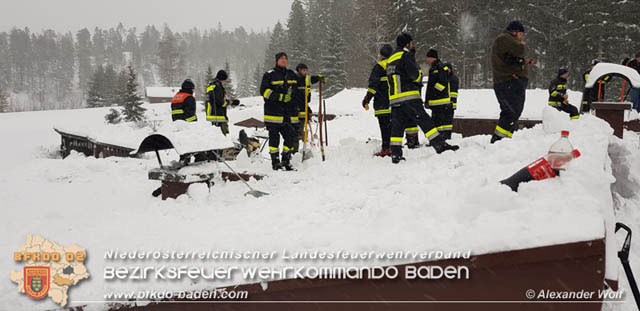 20190112 Katastrophen-Hilfsdiensteinsatz im Bezirk Lilienfeld  Foto:  Alexander Wolf