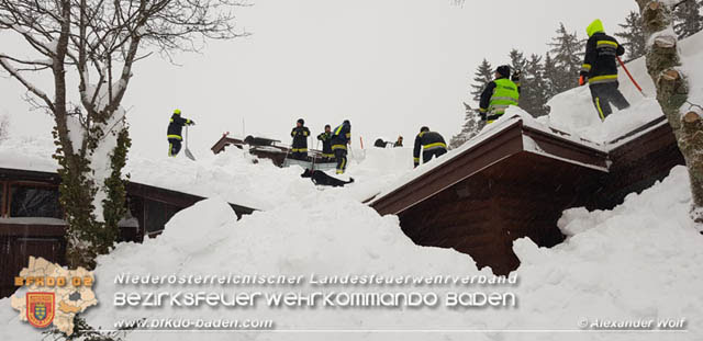 20190112 Katastrophen-Hilfsdiensteinsatz im Bezirk Lilienfeld  Foto:  Alexander Wolf