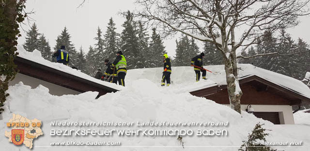 20190112 Katastrophen-Hilfsdiensteinsatz im Bezirk Lilienfeld  Foto:  Alexander Wolf