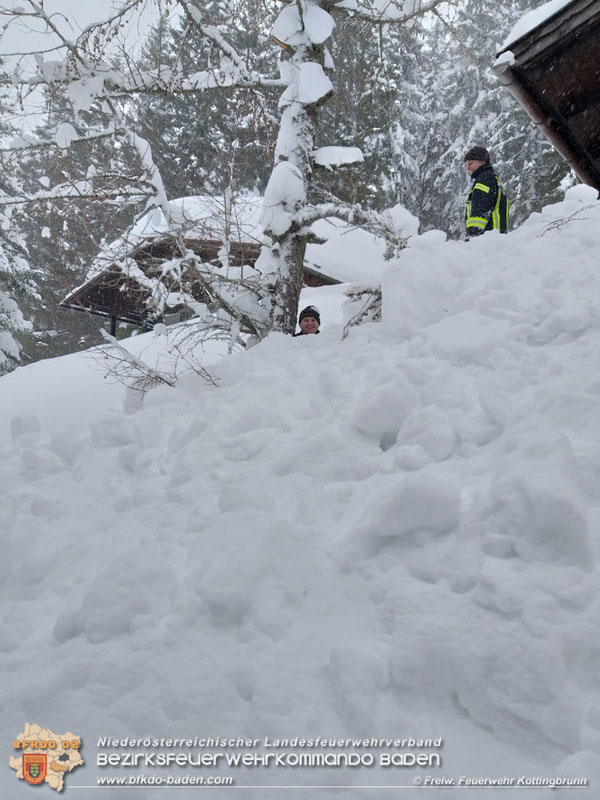 20190112 Katastrophen-Hilfsdiensteinsatz im Bezirk Lilienfeld  Foto:  FF Kottingbrunn