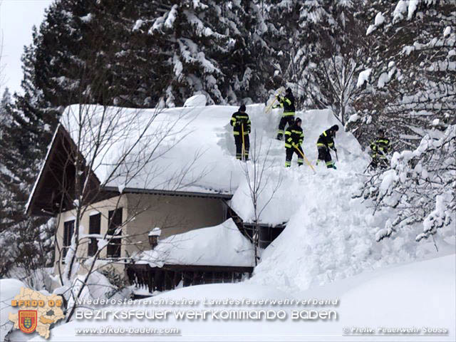 20190112 Katastrophen-Hilfsdiensteinsatz im Bezirk Lilienfeld  Foto:  Hermann Rauch FF Soo