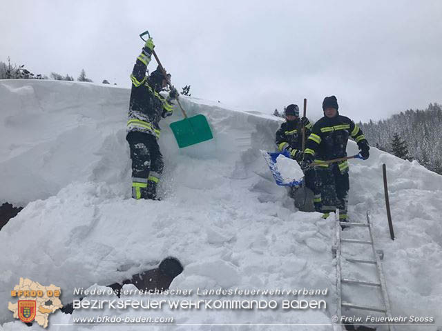 20190112 Katastrophen-Hilfsdiensteinsatz im Bezirk Lilienfeld  Foto:  Hermann Rauch FF Soo