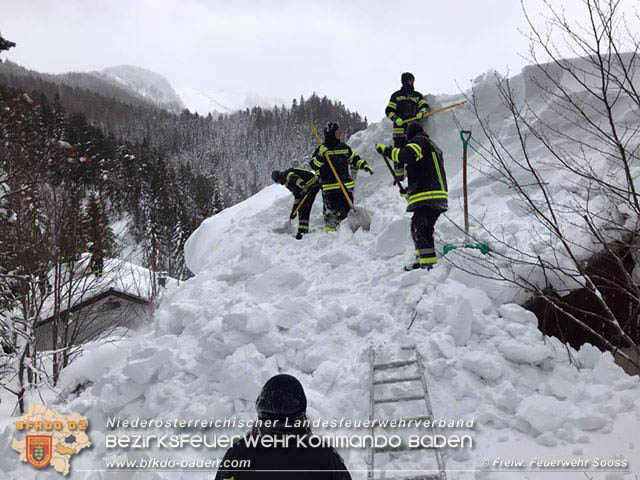 20190112 Katastrophen-Hilfsdiensteinsatz im Bezirk Lilienfeld  Foto:  Hermann Rauch FF Soo