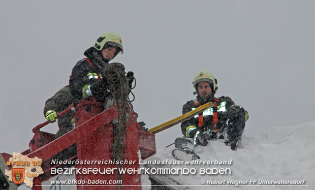 20190112 Katastrophen-Hilfsdiensteinsatz im Bezirk Lilienfeld  Foto:  Hubert Wagner FF Unterwaltersdorf