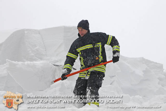 20190112 Katastrophen-Hilfsdiensteinsatz im Bezirk Lilienfeld  Foto:  Hubert Wagner FF Unterwaltersdorf