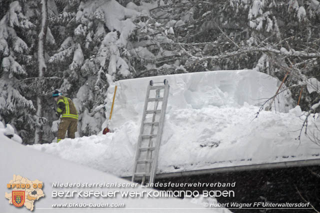 20190112 Katastrophen-Hilfsdiensteinsatz im Bezirk Lilienfeld  Foto:  Hubert Wagner FF Unterwaltersdorf