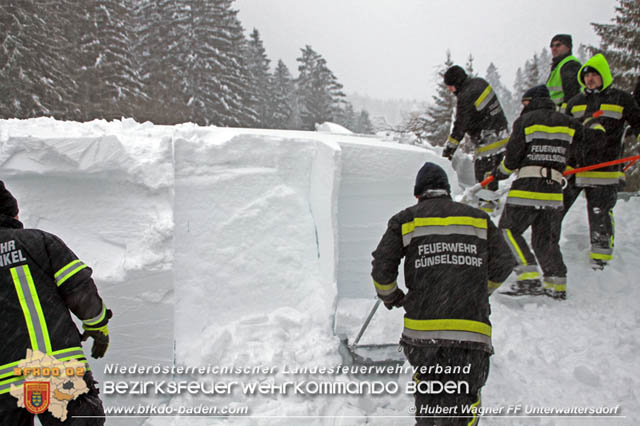 20190112 Katastrophen-Hilfsdiensteinsatz im Bezirk Lilienfeld  Foto:  Hubert Wagner FF Unterwaltersdorf