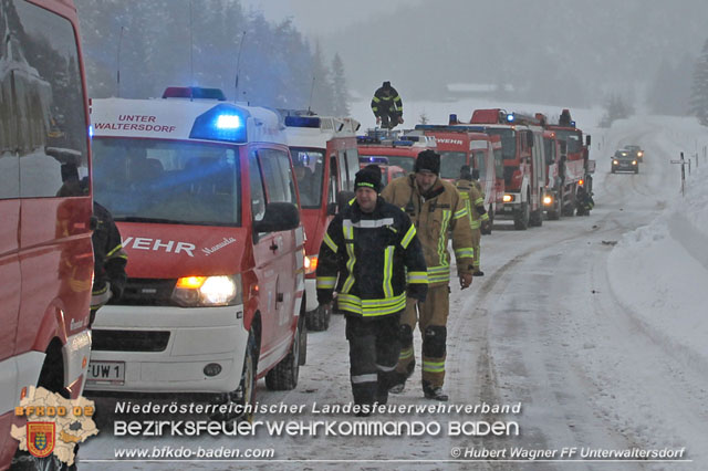 20190112 Katastrophen-Hilfsdiensteinsatz im Bezirk Lilienfeld  Foto:  Hubert Wagner FF Unterwaltersdorf