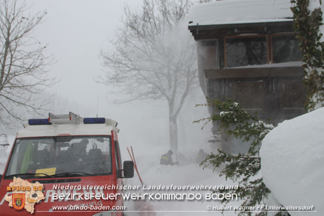 20190112 Katastrophen-Hilfsdiensteinsatz im Bezirk Lilienfeld  Foto:  Hubert Wagner FF Unterwaltersdorf