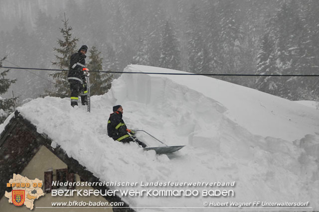 20190112 Katastrophen-Hilfsdiensteinsatz im Bezirk Lilienfeld  Foto:  Hubert Wagner FF Unterwaltersdorf