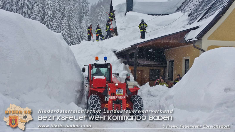 20190113 KHD Einsatz im Bezirk Scheibbs an der Grenze N und der Steiermark  Foto:  Michael Ditzer FF Ebreichsdorf