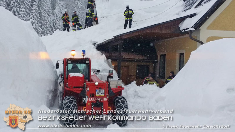 20190113 KHD Einsatz im Bezirk Scheibbs an der Grenze N und der Steiermark  Foto:  Michael Ditzer FF Ebreichsdorf