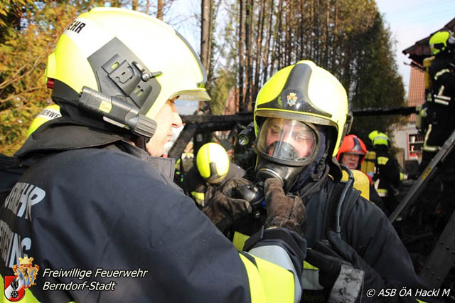 20190120 Brand in Berndorfer Wohnsiedlung  Foto: © Markus Hackl