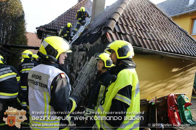 20190120 Brand in Berndorfer Wohnsiedlung  Foto: © Stefan Schneider