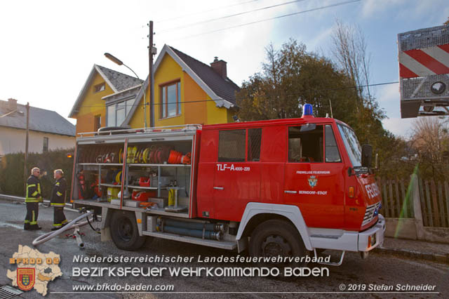 20190120 Brand in Berndorfer Wohnsiedlung  Foto: © Stefan Schneider