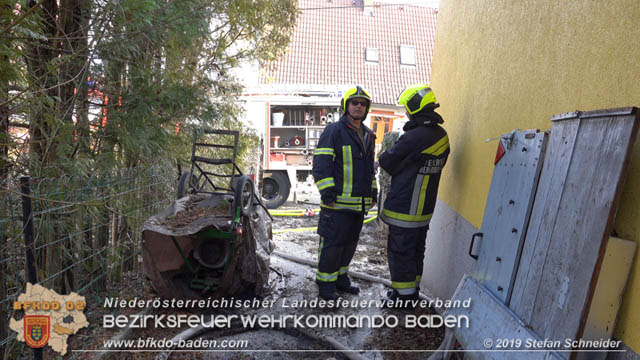 20190120 Brand in Berndorfer Wohnsiedlung  Foto: © Stefan Schneider