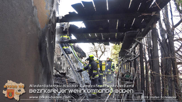 20190120 Brand in Berndorfer Wohnsiedlung  Foto:  Stefan Schneider