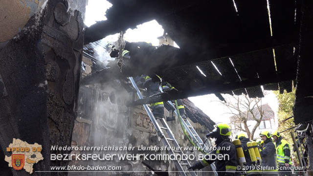 20190120 Brand in Berndorfer Wohnsiedlung  Foto: © Stefan Schneider