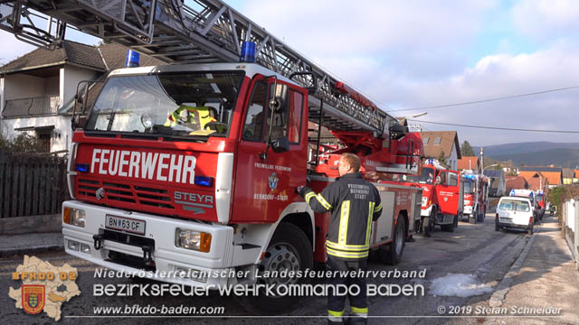 20190120 Brand in Berndorfer Wohnsiedlung  Foto: © Stefan Schneider