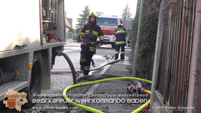 20190120 Brand in Berndorfer Wohnsiedlung Foto: © Stefan Schneider 20190120 Brand in Berndorfer Wohnsiedlung Foto: © Stefan Schneider
