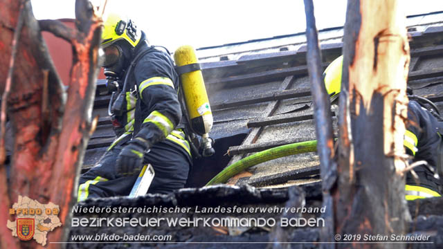 20190120 Brand in Berndorfer Wohnsiedlung  Foto: © Stefan Schneider