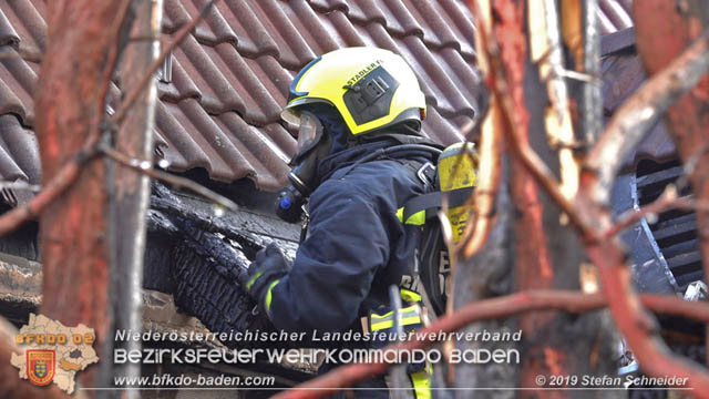 20190120 Brand in Berndorfer Wohnsiedlung  Foto: © Stefan Schneider