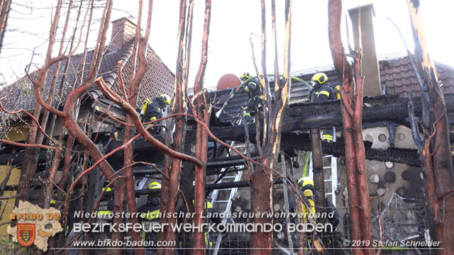 20190120 Brand in Berndorfer Wohnsiedlung  Foto: © Stefan Schneider