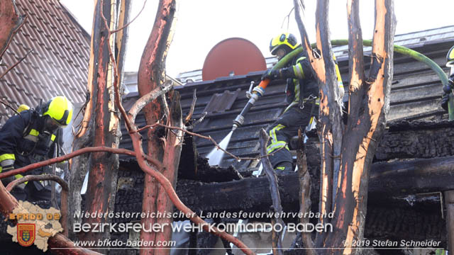 20190120 Brand in Berndorfer Wohnsiedlung  Foto: © Stefan Schneider