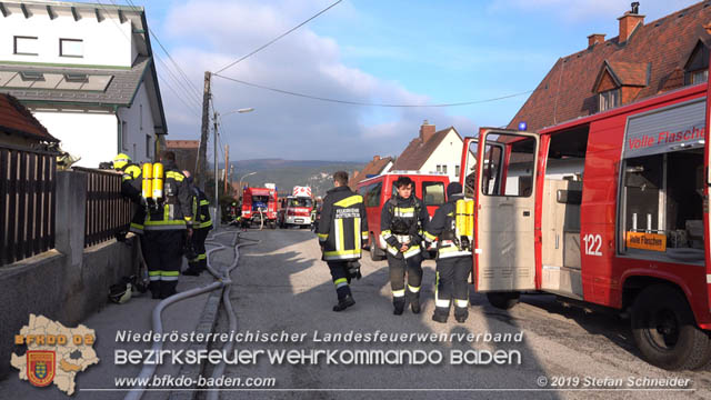 20190120 Brand in Berndorfer Wohnsiedlung Foto: © Stefan Schneider 20190120 Brand in Berndorfer Wohnsiedlung Foto: © Stefan Schneider