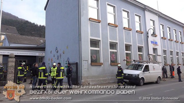 20190122 Gasalarm Volksschule Altenmarkt a.d.Triesting  Foto:  Stefan Schneider