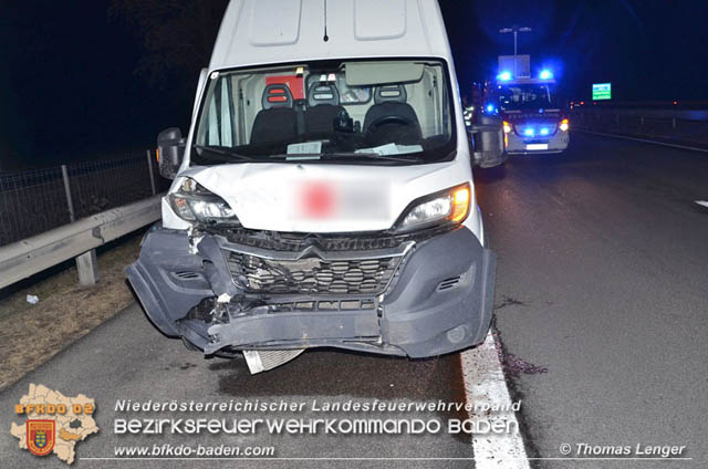 20190128 Verkehrsunfall auf der A3 zwischen Ebreichsdorf und Trumau  Foto:  Thomas Lenger Monatsrevue.at