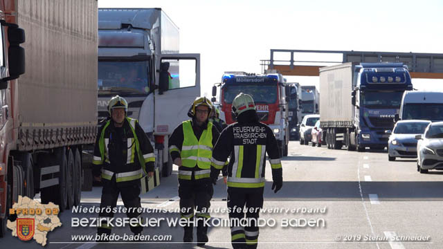 20190129 VU A2 RFB Wien Höhe Knoten Guntramsdorf - Einmündung A3 Foto: © Stefan Schneider 20190129 VU A2 RFB Wien Höhe Knoten Guntramsdorf - Einmündung A3 Foto: © Stefan Schneider