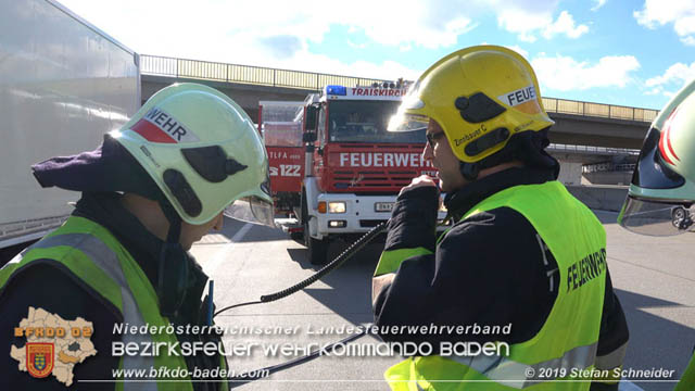 20190129 VU A2 RFB Wien Höhe Knoten Guntramsdorf - Einmündung A3  Foto: © Stefan Schneider