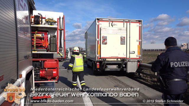 20190129 VU A2 RFB Wien Höhe Knoten Guntramsdorf - Einmündung A3 Foto: © Stefan Schneider 20190129 VU A2 RFB Wien Höhe Knoten Guntramsdorf - Einmündung A3 Foto: © Stefan Schneider