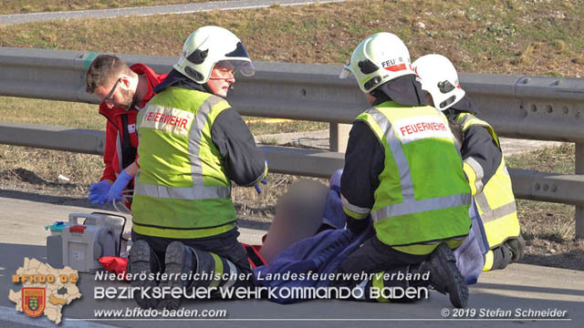 20190129 VU A2 RFB Wien Höhe Knoten Guntramsdorf - Einmündung A3 Foto: © Stefan Schneider 20190129 VU A2 RFB Wien Höhe Knoten Guntramsdorf - Einmündung A3 Foto: © Stefan Schneider