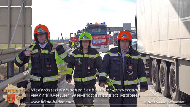 20190129 VU A2 RFB Wien Höhe Knoten Guntramsdorf - Einmündung A3 Foto: © Stefan Schneider 20190129 VU A2 RFB Wien Höhe Knoten Guntramsdorf - Einmündung A3 Foto: © Stefan Schneider